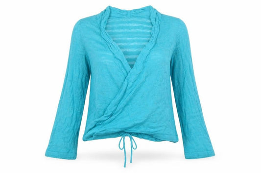 Marks and Spencer Women’s Blue Wrap Cardigan UK 12 Viscose Blend