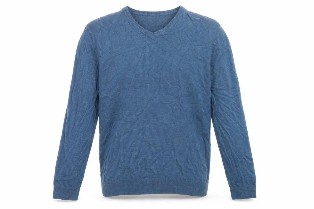 Mens UK Size 2XL Marks and Spencer Blue Pullover Jumper