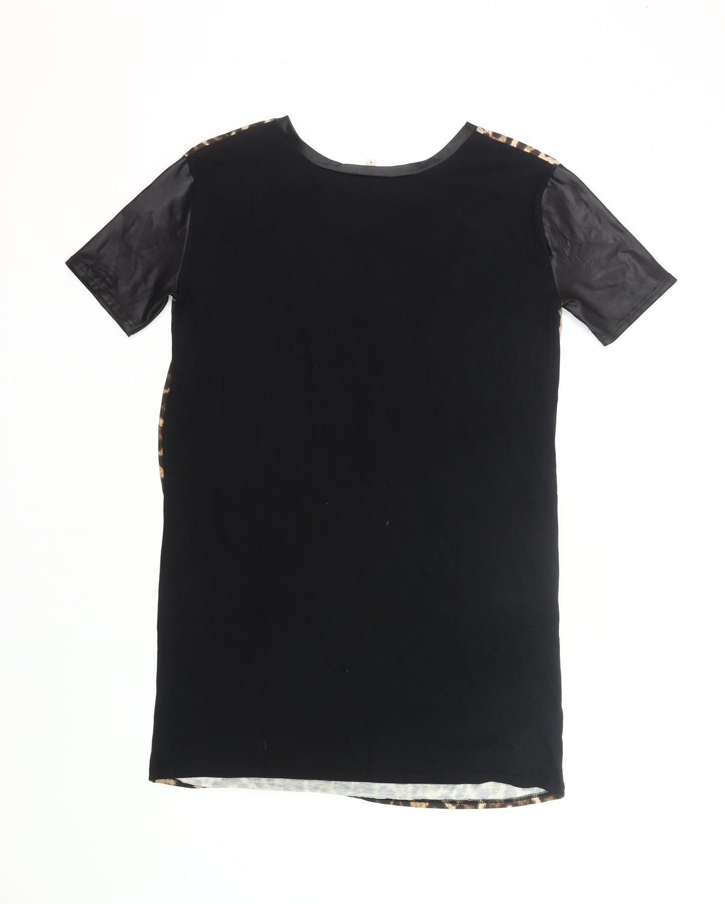 River Island Women Leopard Print T-Shirt Dress UK 6 Short Sleeve