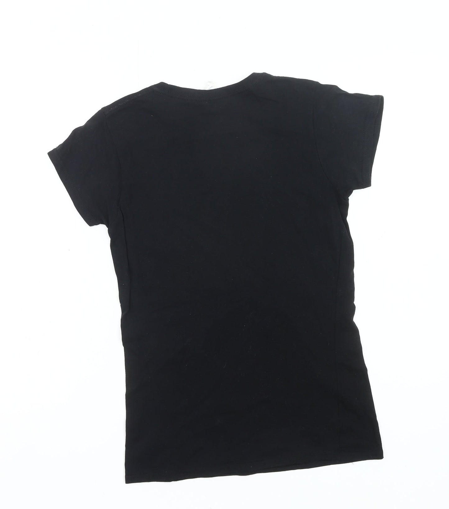 Gildan Womens Black M Movie Graphic Print Funny T-Shirt Cotton