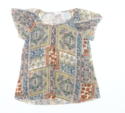 Roz & Ali Women’s Multicoloured Petite L Tunic Blouse Top