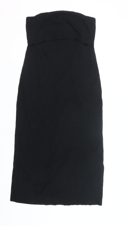 Marks and Spencer Women’s Black Strapless Sheath Dress Size 12