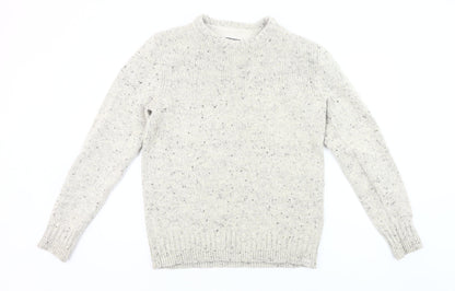 FatFace Men’s Grey Wool Blend Pullover Jumper Size M Crew Neck