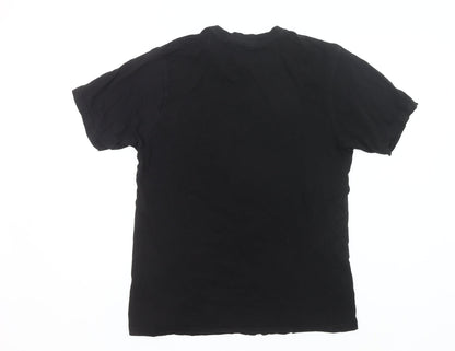 Mens UK Size M Donnay Black  T-Shirt