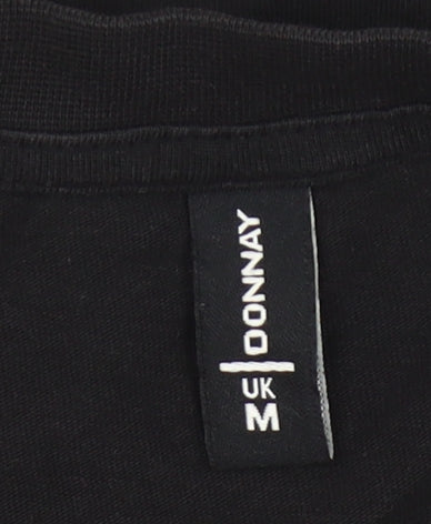 Mens UK Size M Donnay Black  T-Shirt