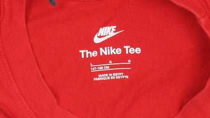 Nike Boys Red T-Shirt 13-14 Years Short Sleeve Crew Neck Sports Top
