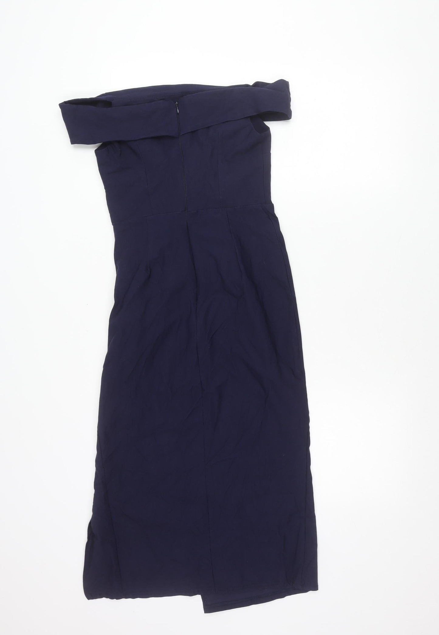 True Violet Women's Blue Size 10 Off Shoulder Bodycon Dress