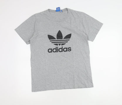 Mens UK Size S adidas Grey  T-Shirt