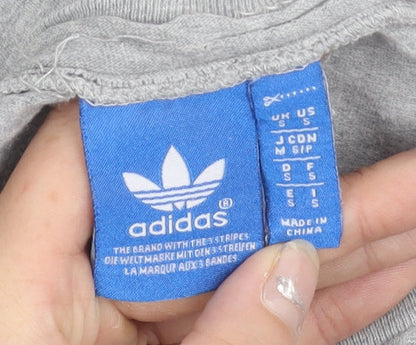 Mens UK Size S adidas Grey  T-Shirt