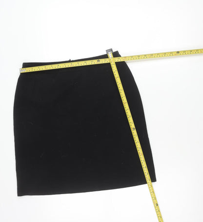 Marks and Spencer Womens Black Size 12 Pencil Skirt Workwear
