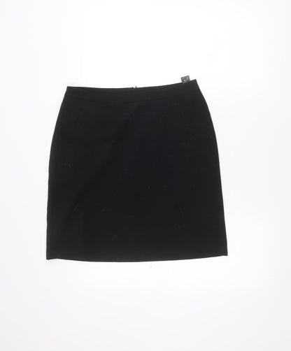 Marks and Spencer Womens Black Size 12 Pencil Skirt Workwear