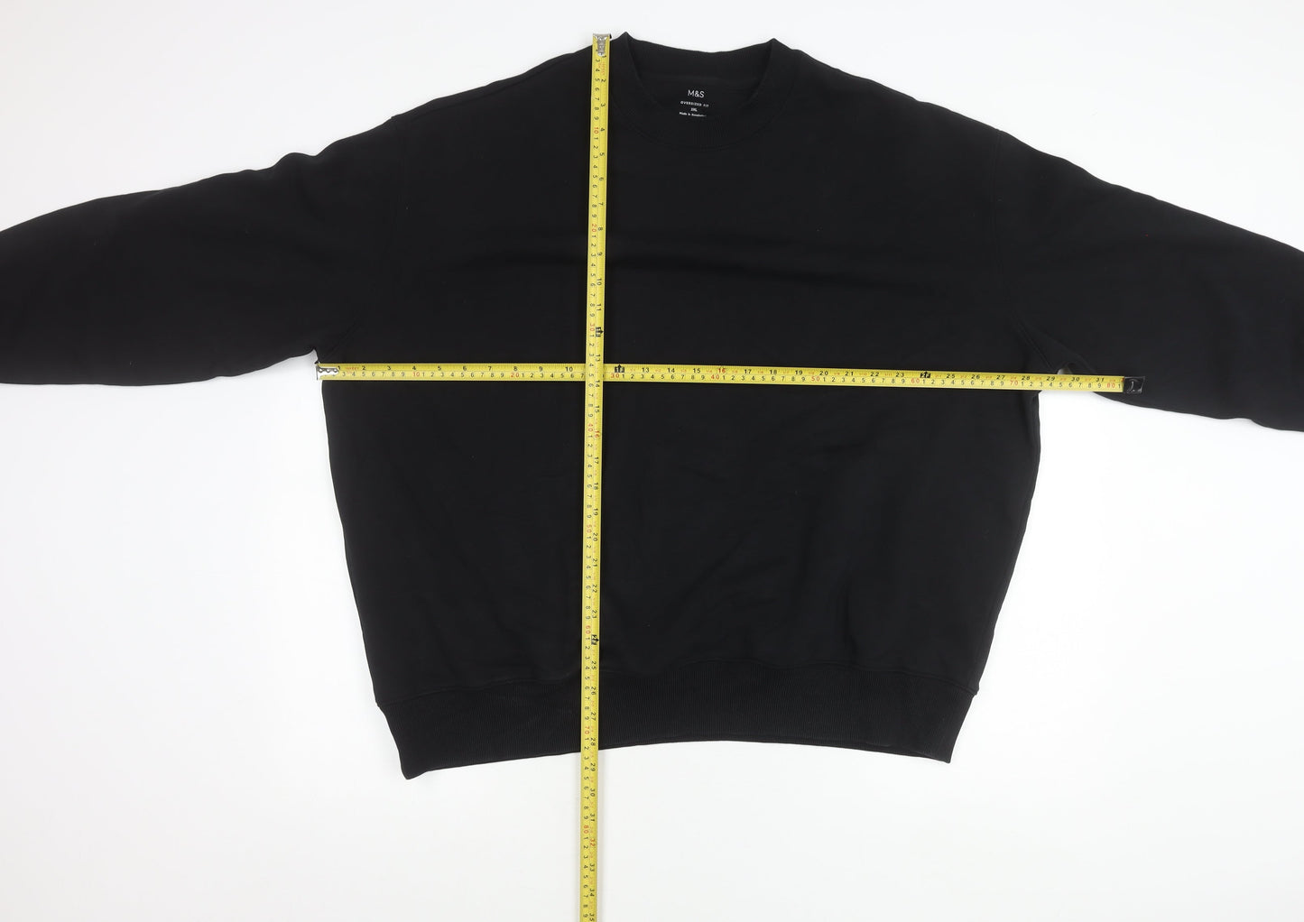 Marks and Spencer Womens Black 2XL Oversized Fit Sweatshirt