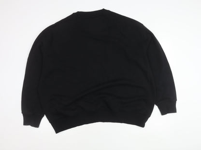 Marks and Spencer Womens Black 2XL Oversized Fit Sweatshirt