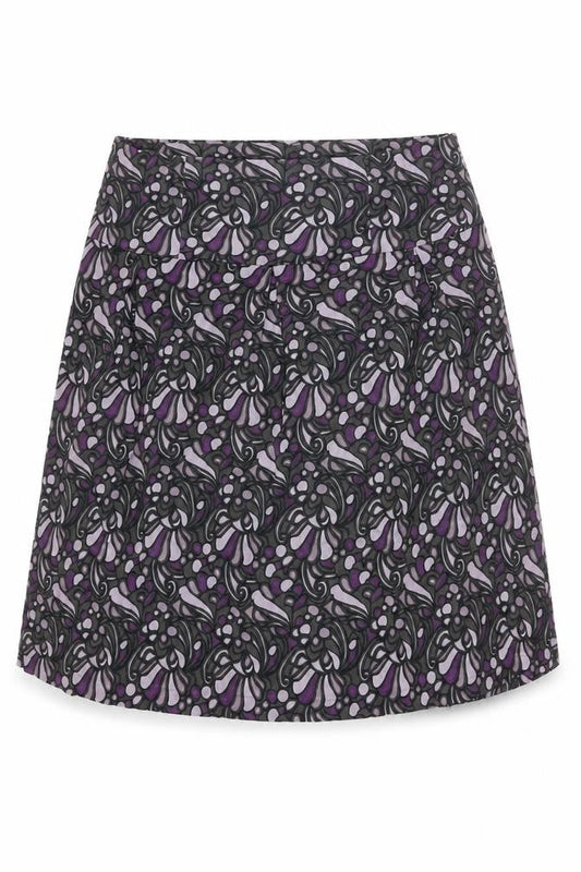 Part Two Women's Multicoloured Floral A-Line Cotton Skirt Size 12