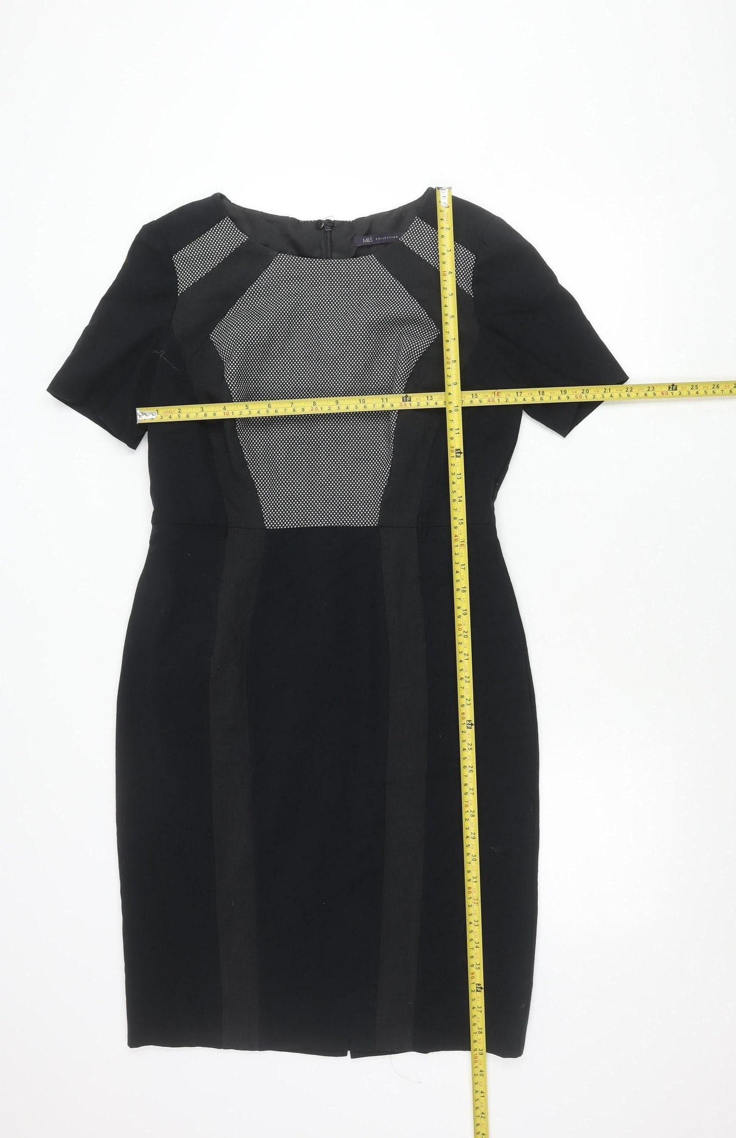 Marks and Spencer Women’s Black Sheath Dress Size 12 Workwear