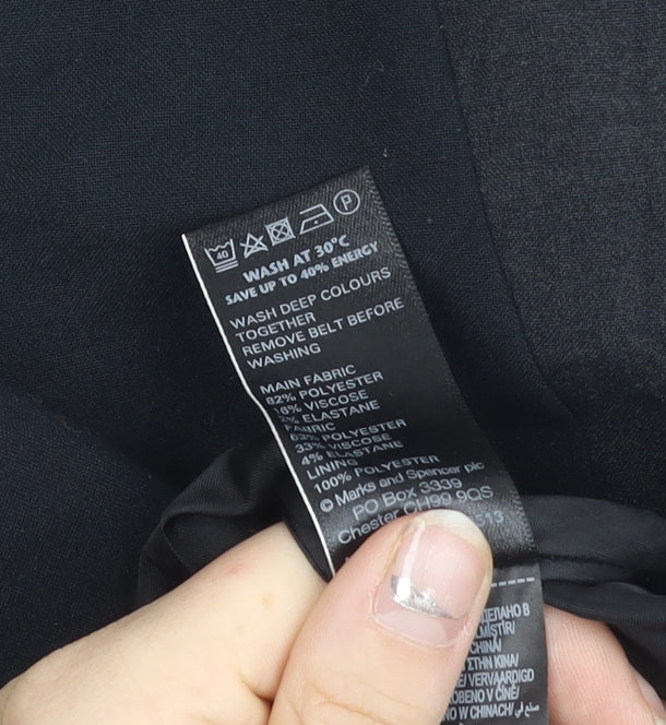 Marks and Spencer Women’s Black Sheath Dress Size 12 Workwear