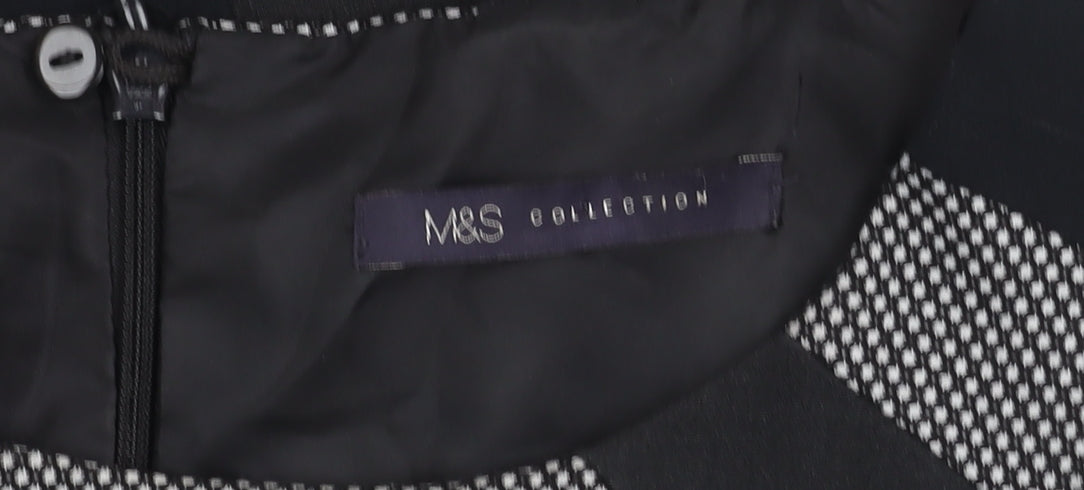 Marks and Spencer Women’s Black Sheath Dress Size 12 Workwear