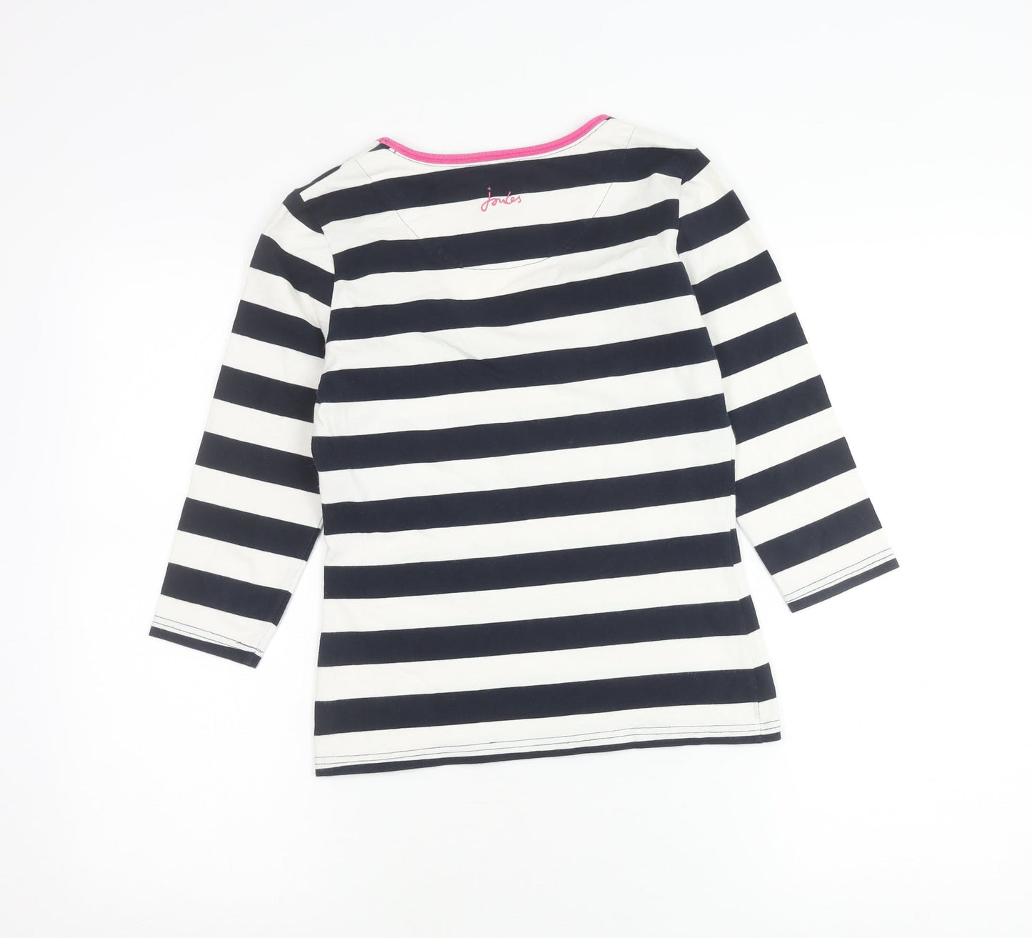 Womens UK Size 10 Joules Blue Basic T-Shirt