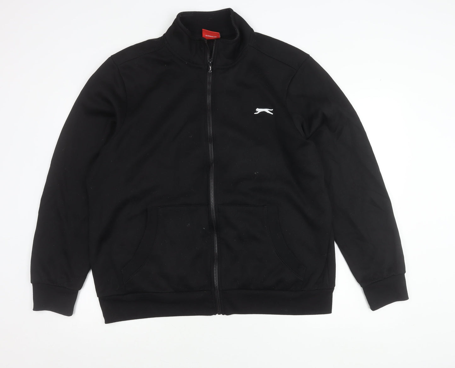 Slazenger Mens Black XL Full Zip Track Jacket Casual Sportswear