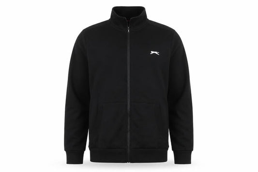 Slazenger Mens Black XL Full Zip Track Jacket Casual Sportswear