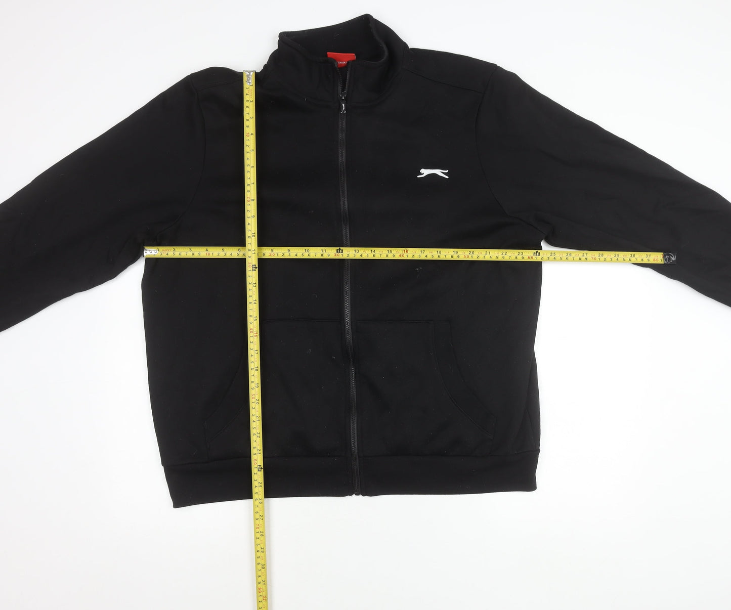 Slazenger Mens Black XL Full Zip Track Jacket Casual Sportswear