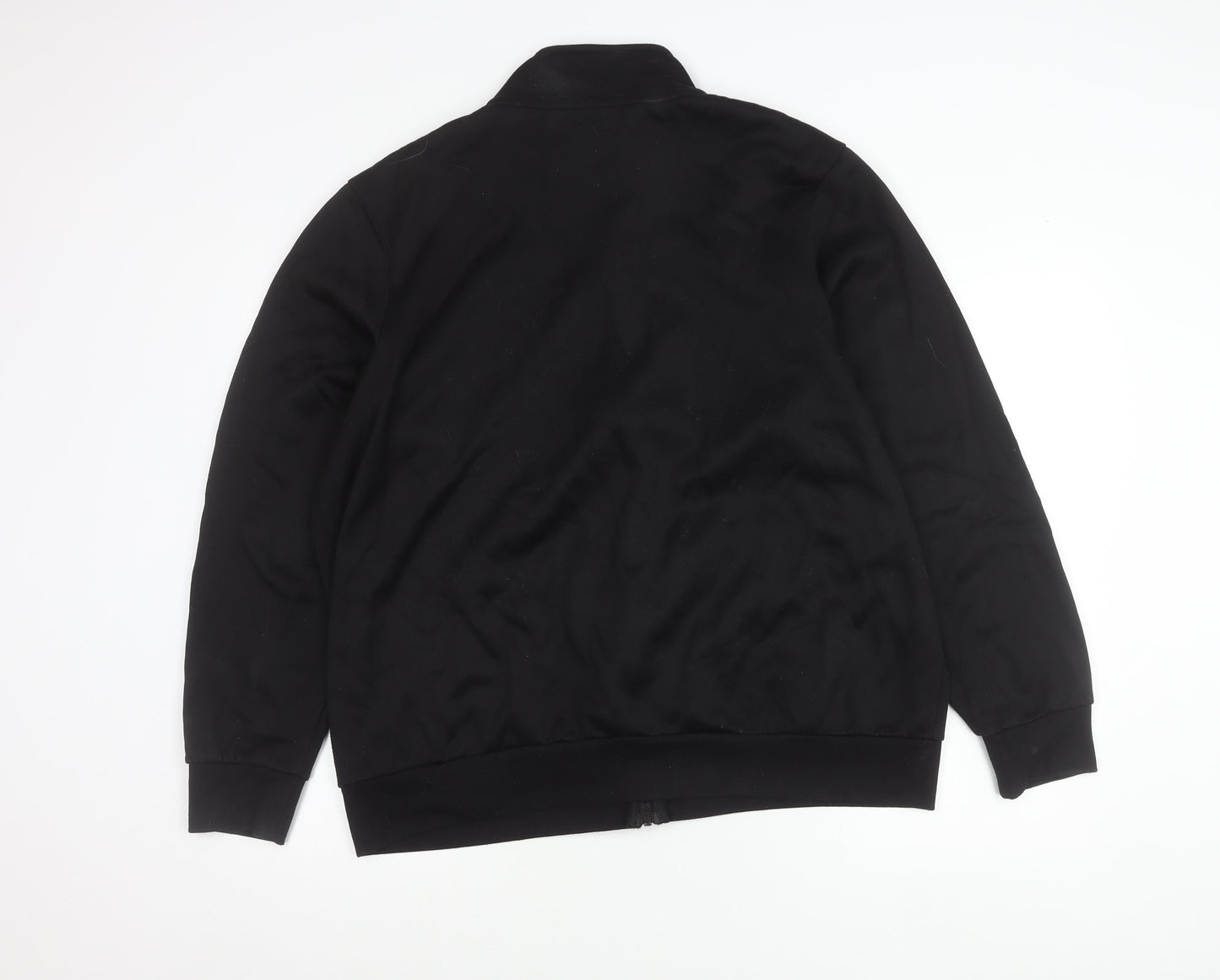 Slazenger Mens Black XL Full Zip Track Jacket Casual Sportswear