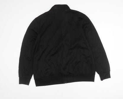 Slazenger Mens Black XL Full Zip Track Jacket Casual Sportswear
