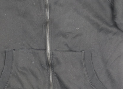 Slazenger Mens Black XL Full Zip Track Jacket Casual Sportswear