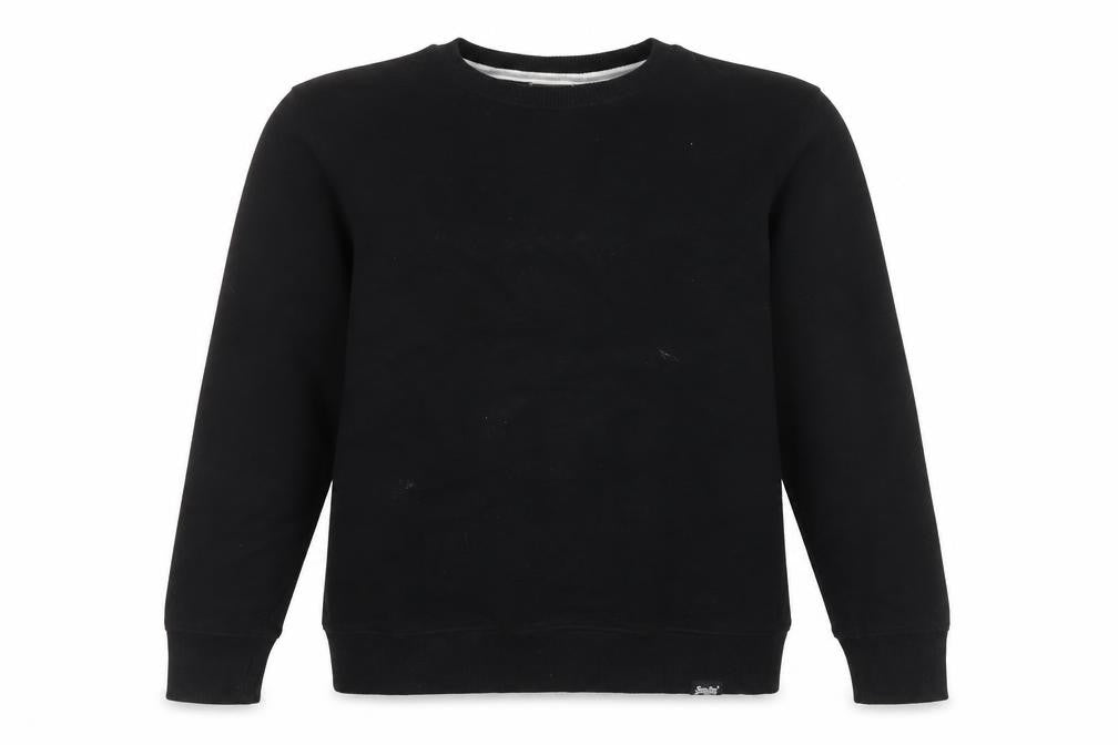 Womens UK Size 8 Superdry Black Pullover Sweatshirt