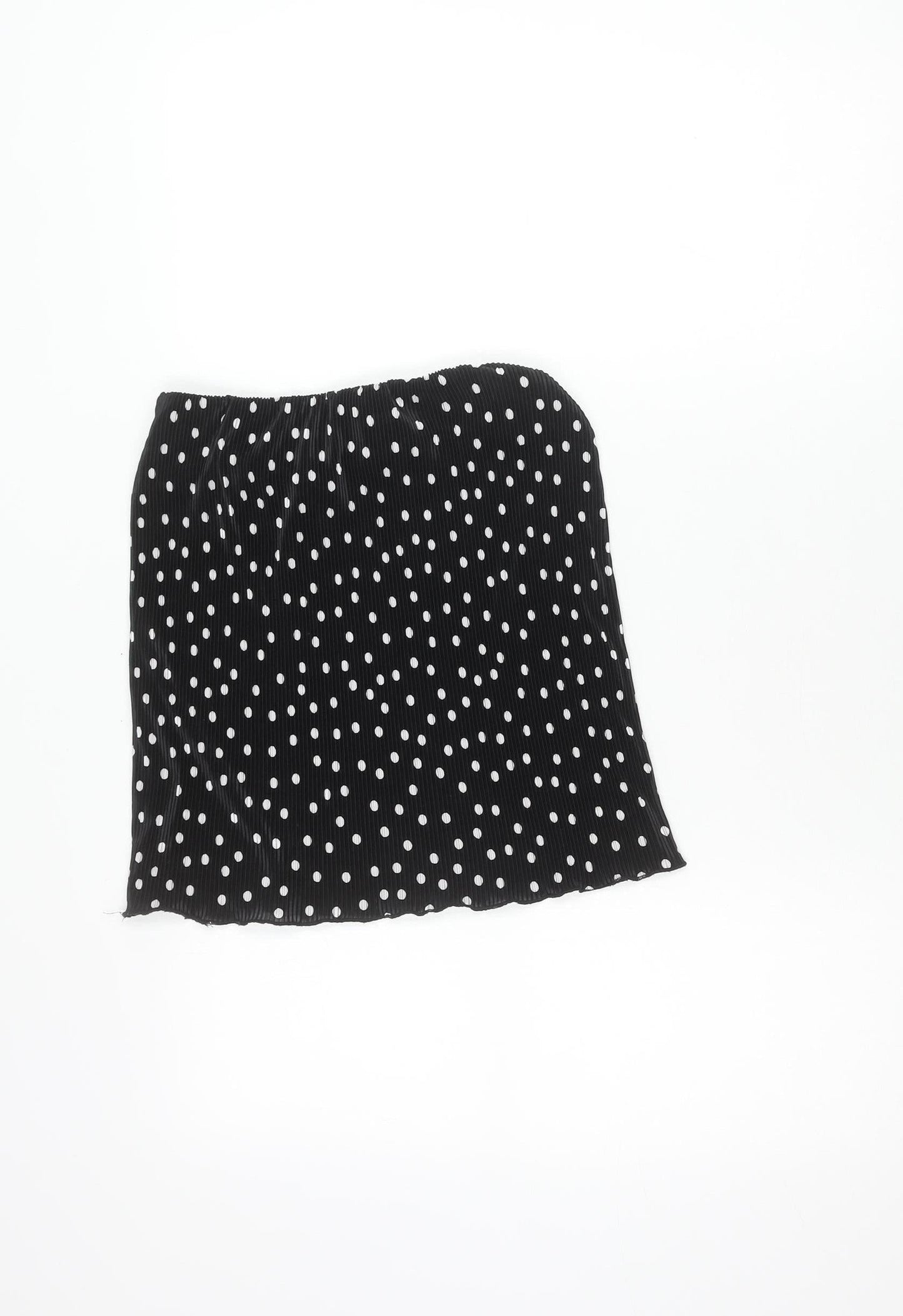 ASOS Women’s Black Polka Dot Pencil Skirt Size 8 Short Stretch