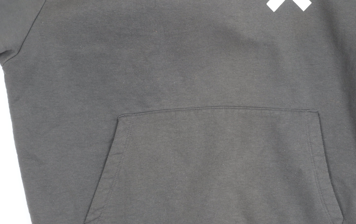 Collusion Men’s Black Pullover Hoodie Small Logo Graphic Print