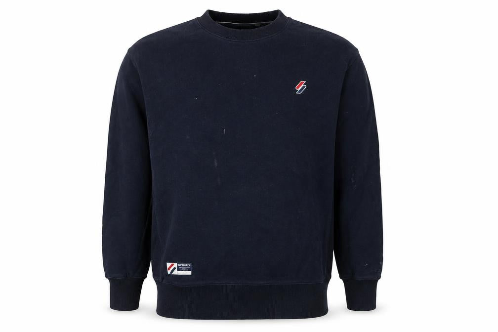 Mens UK Size XS Superdry Blue Pullover Sweatshirt