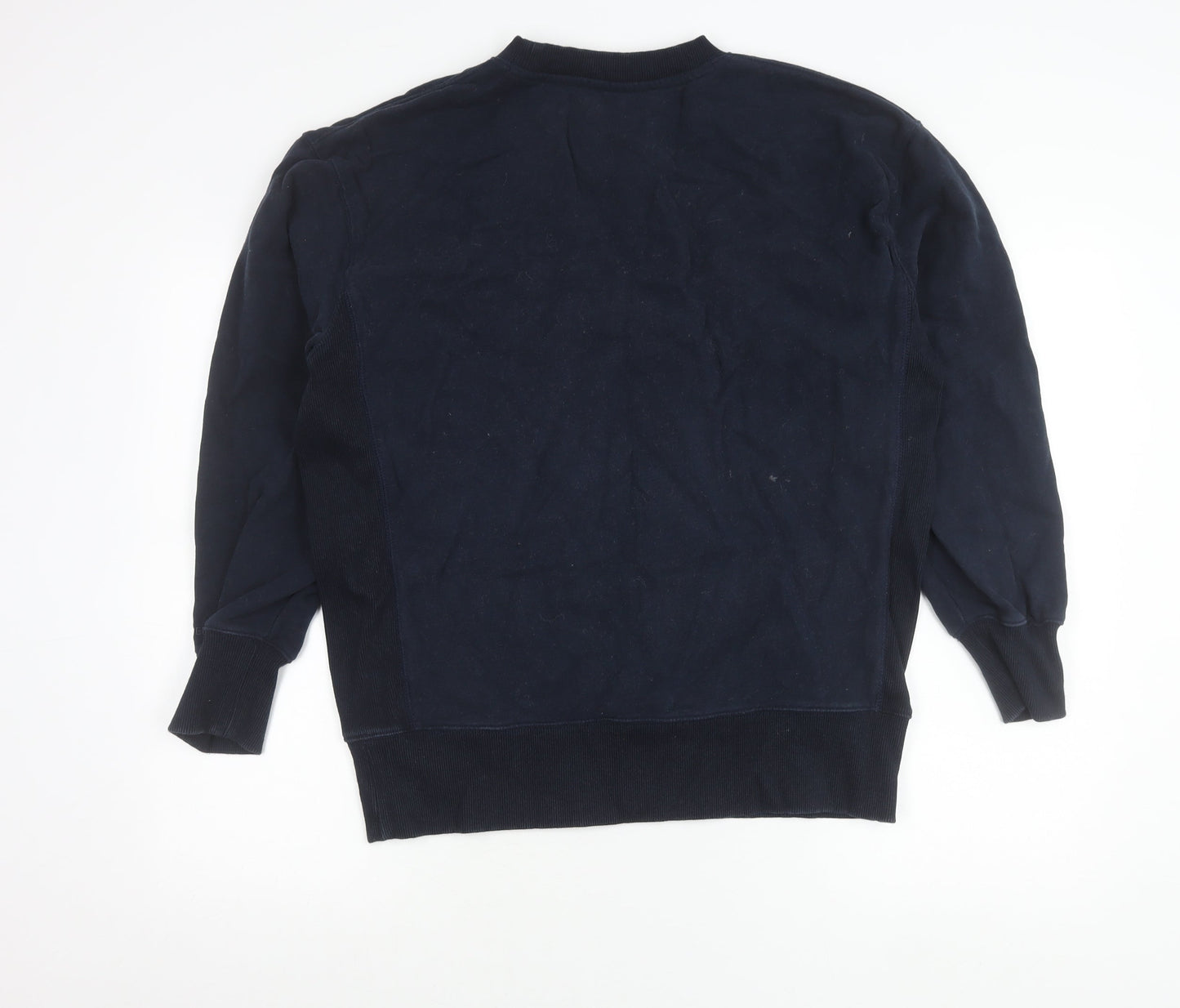 Superdry Men’s Blue XS Pullover Crew Neck Sweatshirt Logo