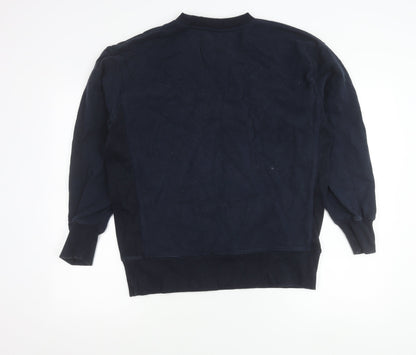 Superdry Men’s Blue XS Pullover Crew Neck Sweatshirt Logo