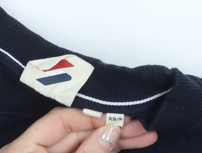 Superdry Men’s Blue XS Pullover Crew Neck Sweatshirt Logo