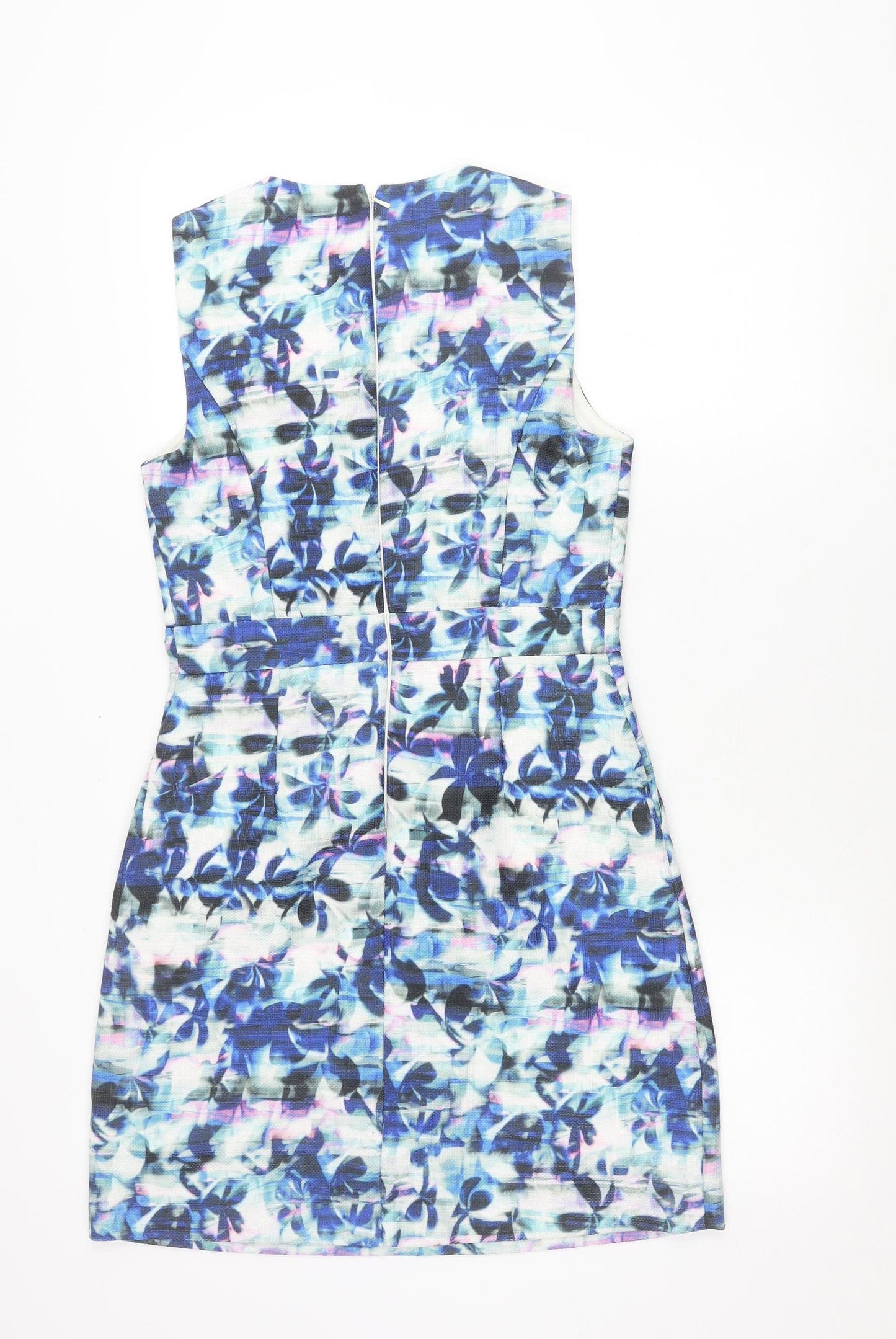 Warehouse Women’s Multicoloured Floral Sheath Dress Size 10