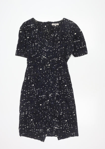 Great Plains Women's Blue Geometric Sheath Dress Size S