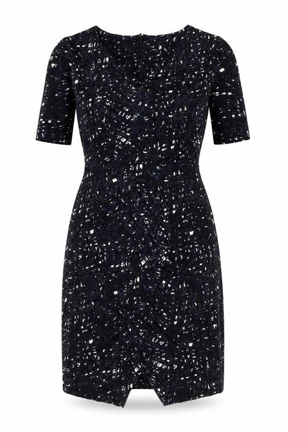 Great Plains Women's Blue Geometric Sheath Dress Size S