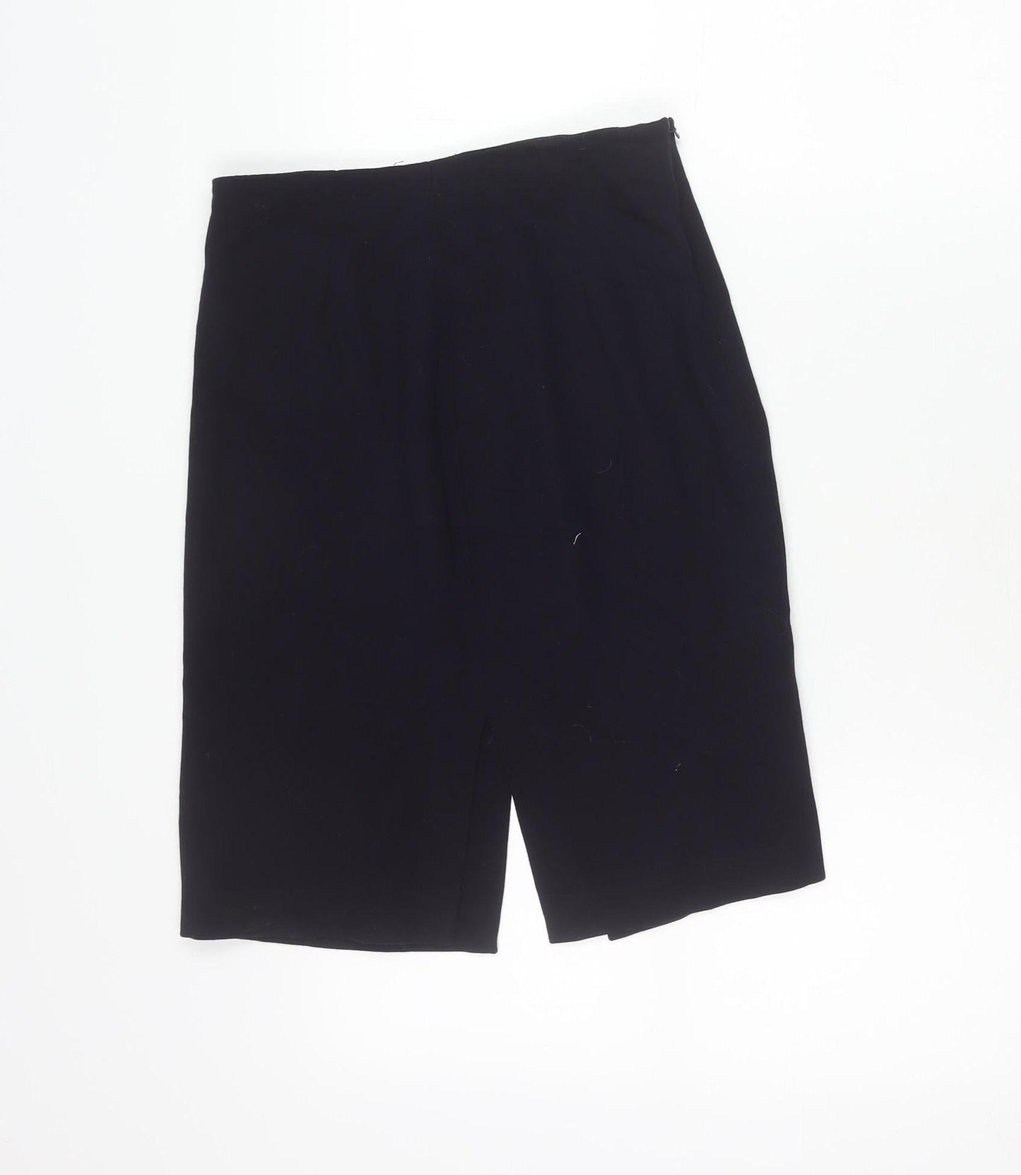 Kay Baker Womens Black Size 10 Pencil Knee Length Skirt Workwear