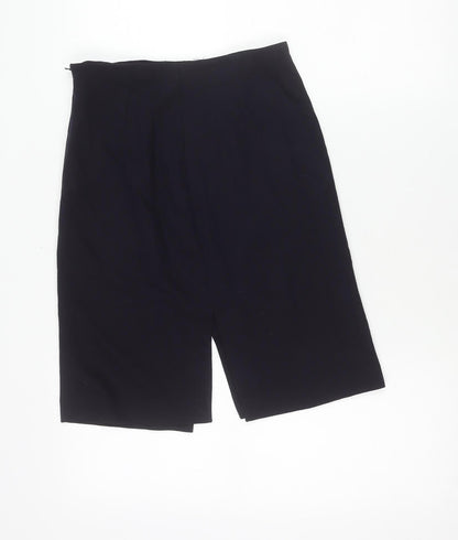 Kay Baker Womens Black Size 10 Pencil Knee Length Skirt Workwear