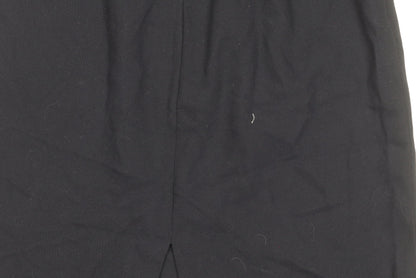 Kay Baker Womens Black Size 10 Pencil Knee Length Skirt Workwear