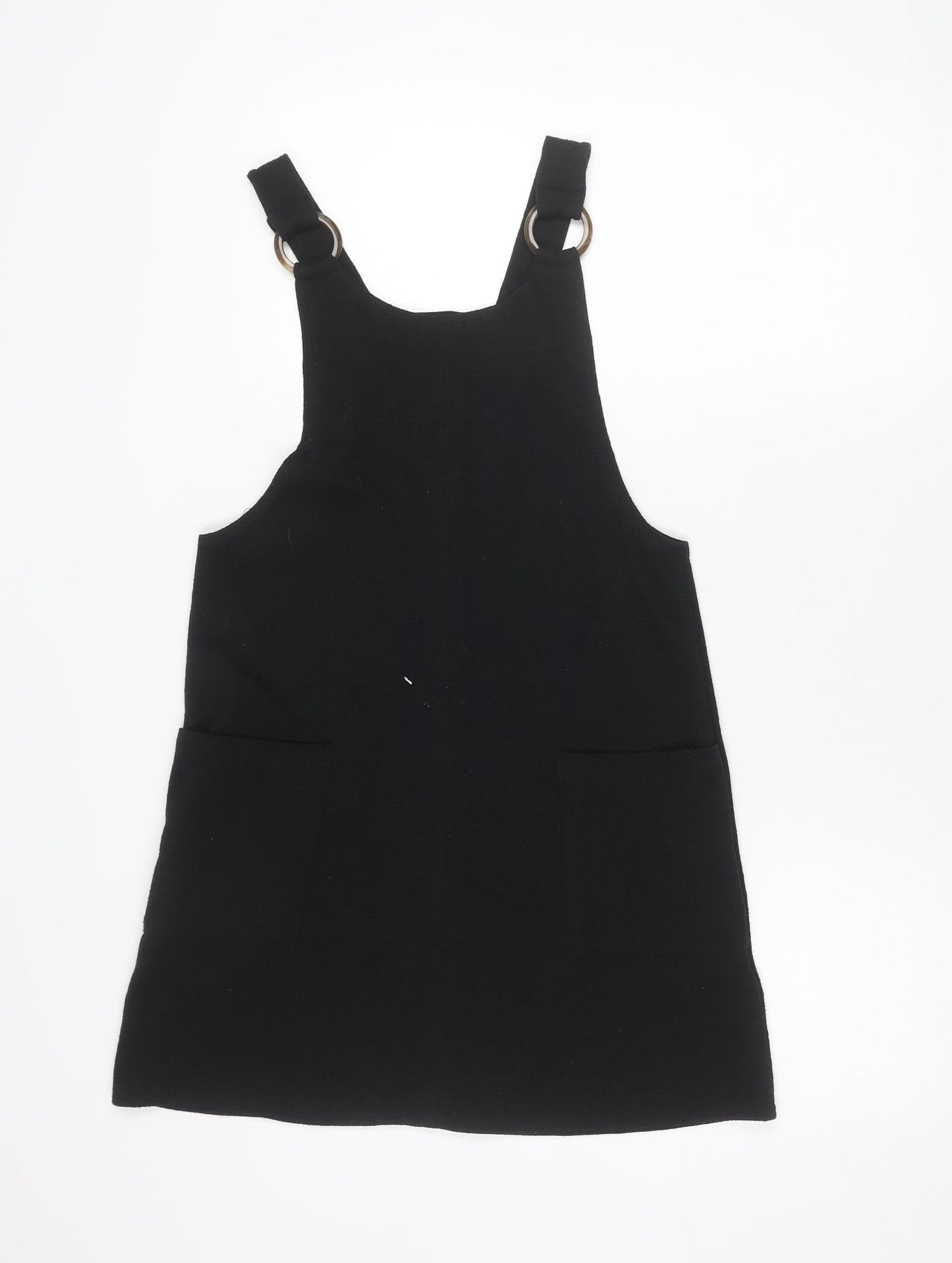 New Look Women’s Black Size 8 Sleeveless Buckle Tank Top