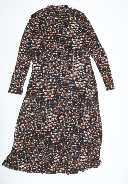Marks and Spencer Women’s Multicoloured Size 14 Bodycon Midi Dress