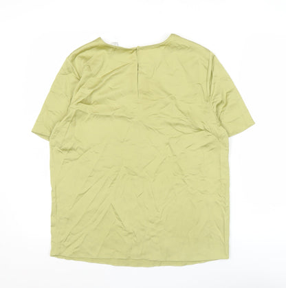 Marks and Spencer Women’s Green Size 8 Regular Fit Blouse