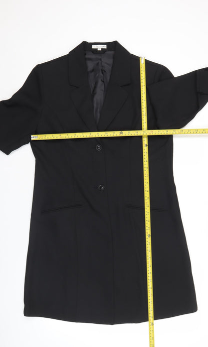 Fashion Plus Womens Black Size 14 Tailored Formal Suit Jacket