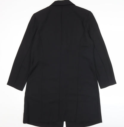 Fashion Plus Womens Black Size 14 Tailored Formal Suit Jacket