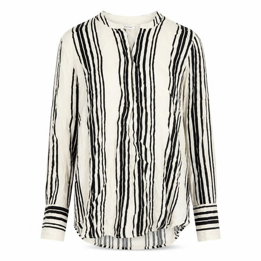 Marks and Spencer Autograph Women’s Black White Striped Blouse Size 14