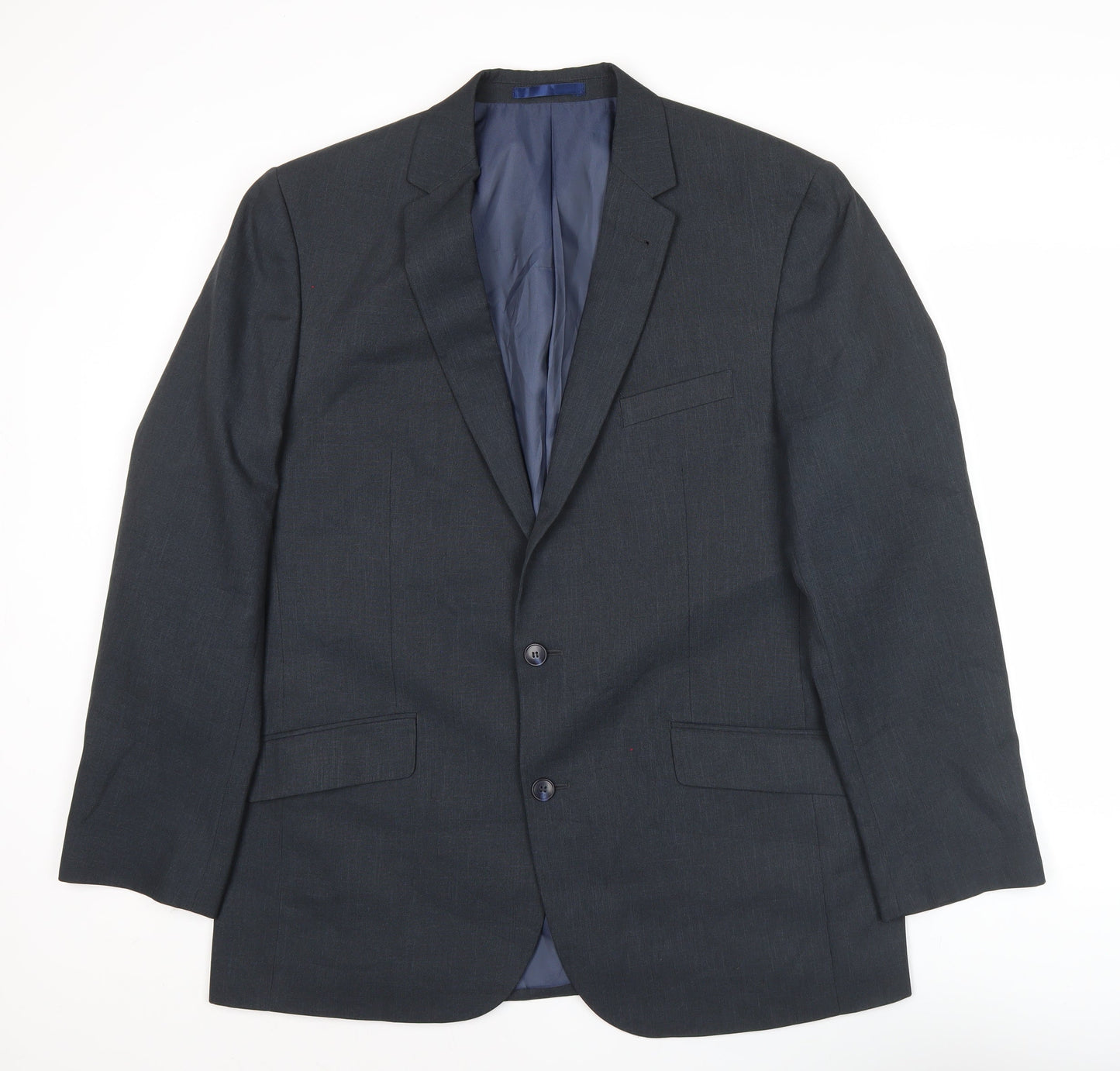 Taylor & Wright Men’s Grey 44R Notch Lapel Blazer Jacket