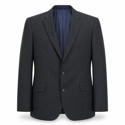 Front view of Taylor & Wright Men’s Grey 44R Notch Lapel Blazer Jacket