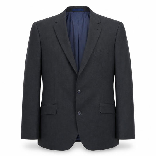 Front view of Taylor & Wright Men’s Grey 44R Notch Lapel Blazer Jacket